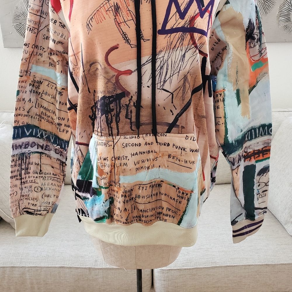 NEW!Members Only Jean Michel Basquiat Hoodie Sweatshirt - Picture 4 of 11